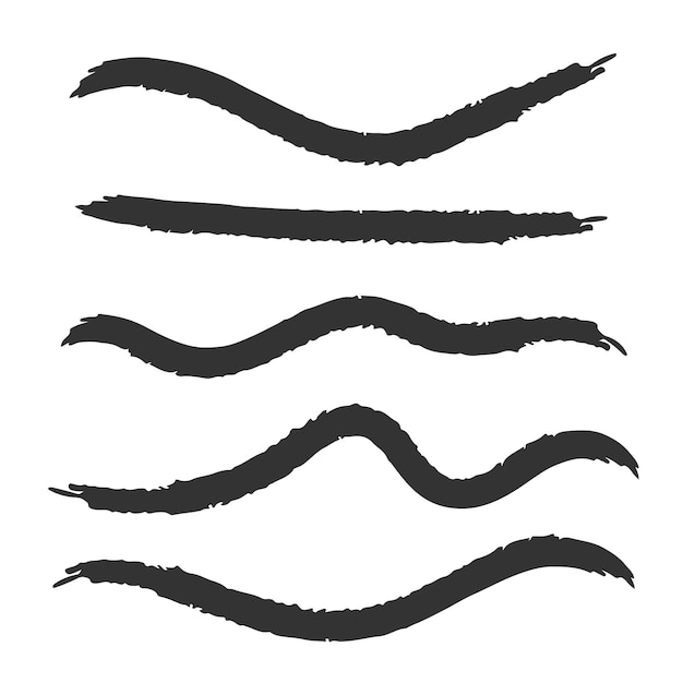 Coleções de linhas de pincel
