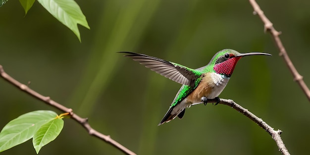 Colibri de bico largo