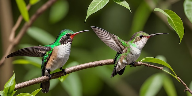 Colibri de bico largo