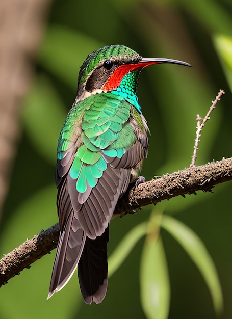 Colibri de bico largo