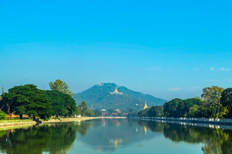 Foto colina de mandalay