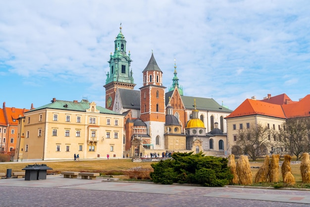 Colina de Wawel con la catedral y el castillo de Cracovia