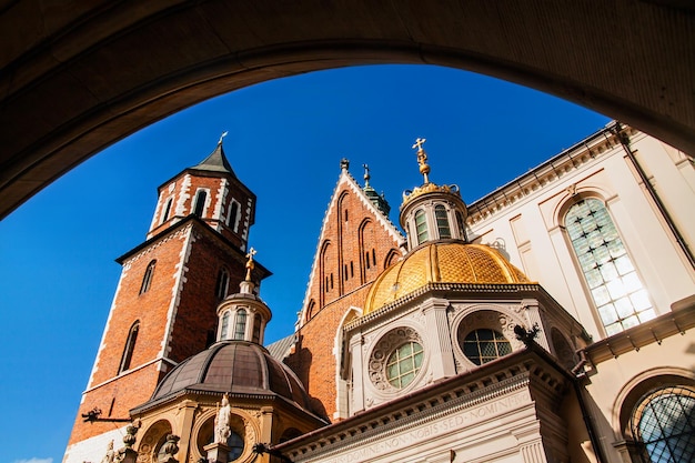 Colina Wawel com catedral em Cracóvia