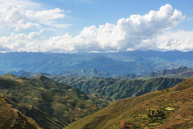 Colinas en Bolivia