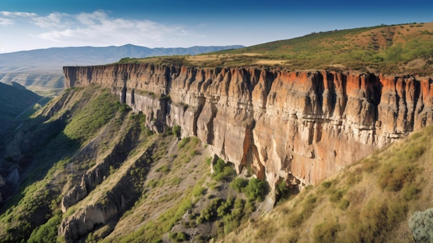 Colinas de las montañas rocosas