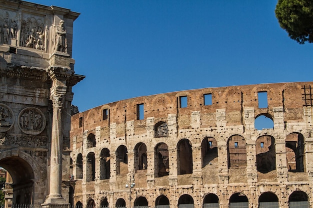 El Coliseo en Roma, Italia