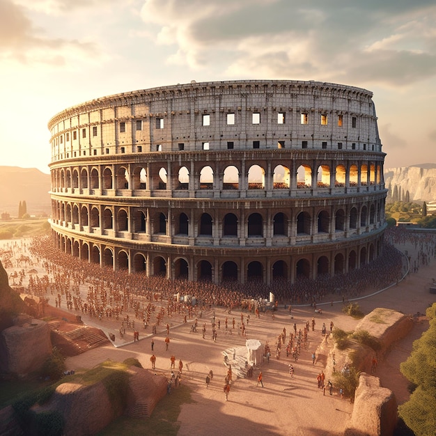 el coliseo en roma