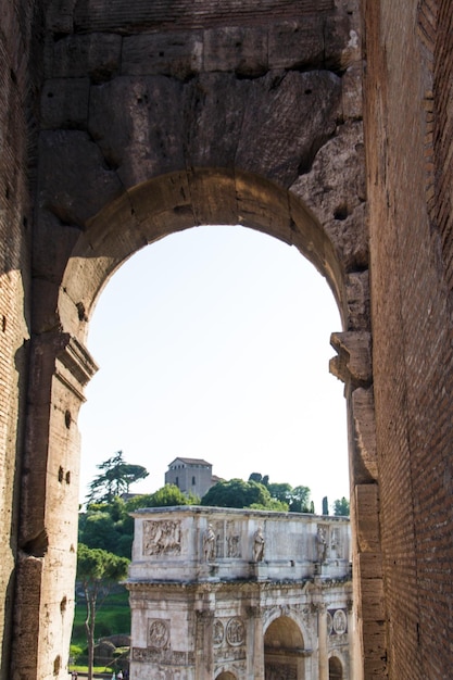 Coliseu em roma itália