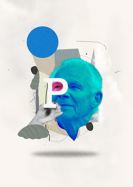 Collage-Design für den Friedenstag