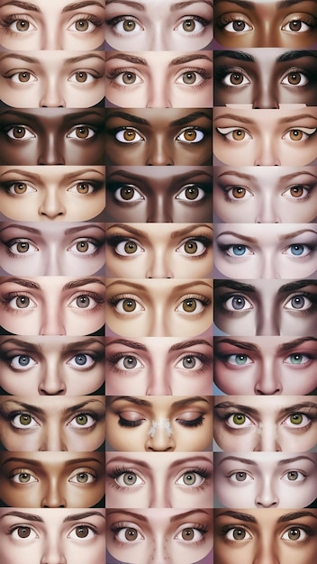 Collaje de ojos