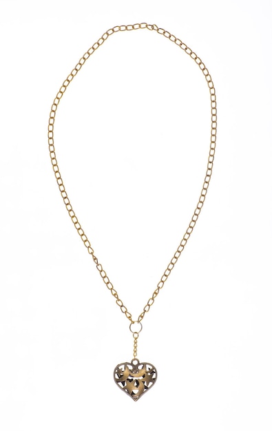 un collar con una cadena de oro que dice libre