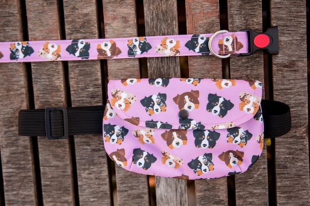 Collar elegante, brillante y cómodo de la tienda de mascotas para perros, gatos u otras mascotas obedientes y domésticos.