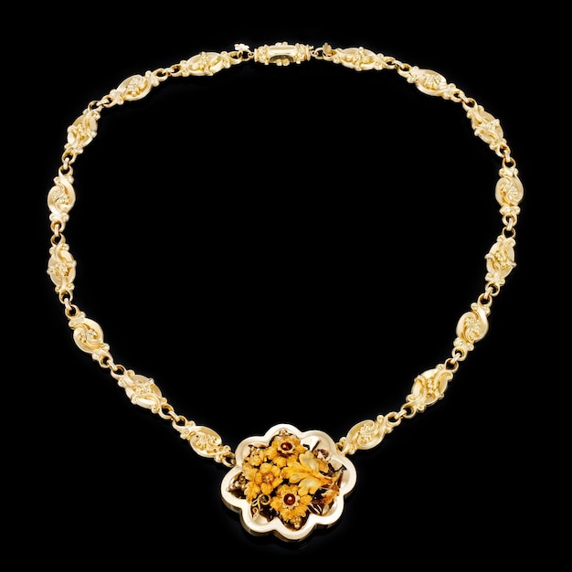collar de joyas de oro