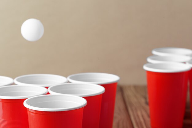 College Party Sport Bier Pong