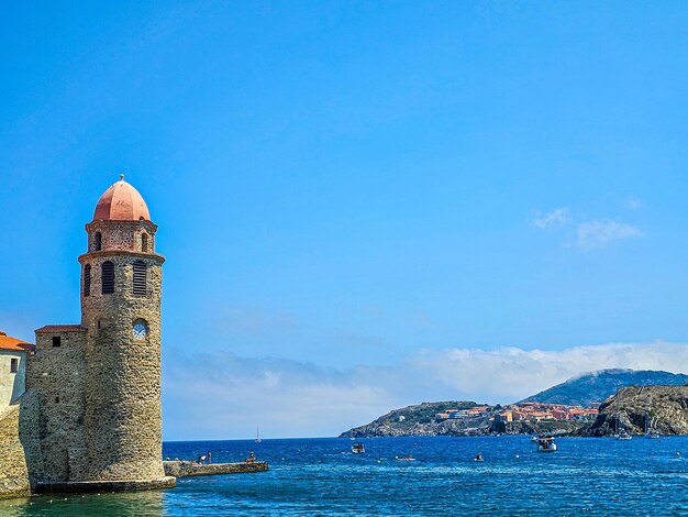 Collioure eine Stadt an der Mittelmeerküste im Süden Frankreichs