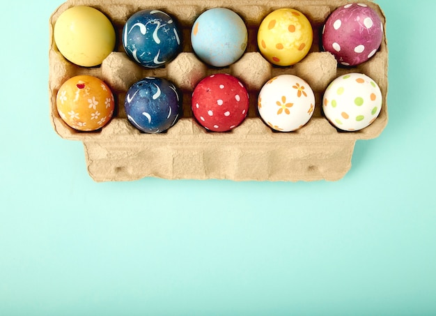 Coloeful Ostern Pastell Hintergrund