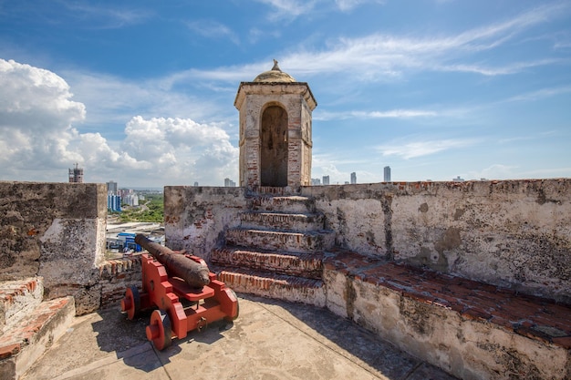 Colombia Castillo de San Felipe San Felipe y miradores con vistas al centro histórico de Cartagena