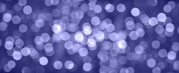 Color 2022 Very Peri Lights fondo festivo Fondo abstracto brillante borrosa banner bokeh