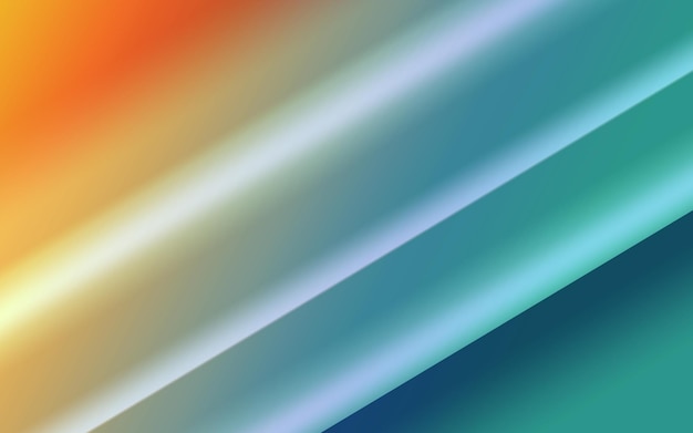 El color del arco iris es un gradiente vibrante, el fondo es abstracto.