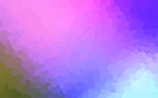 El color del arco iris es un gradiente vibrante, el fondo es un cristal abstracto.