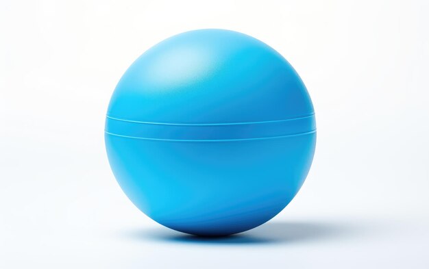 Foto color azul bola redonda de forma esférica