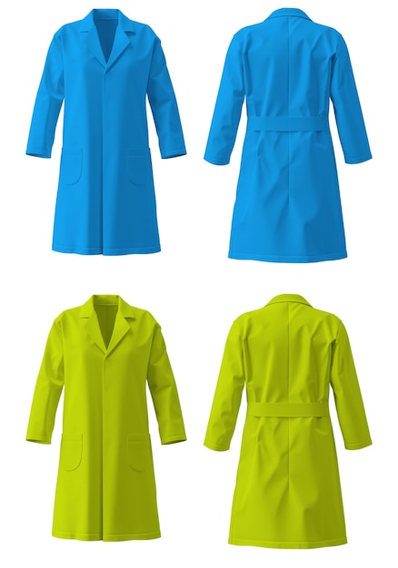 el color azul y verde del pelaje está disponible en diferentes colores