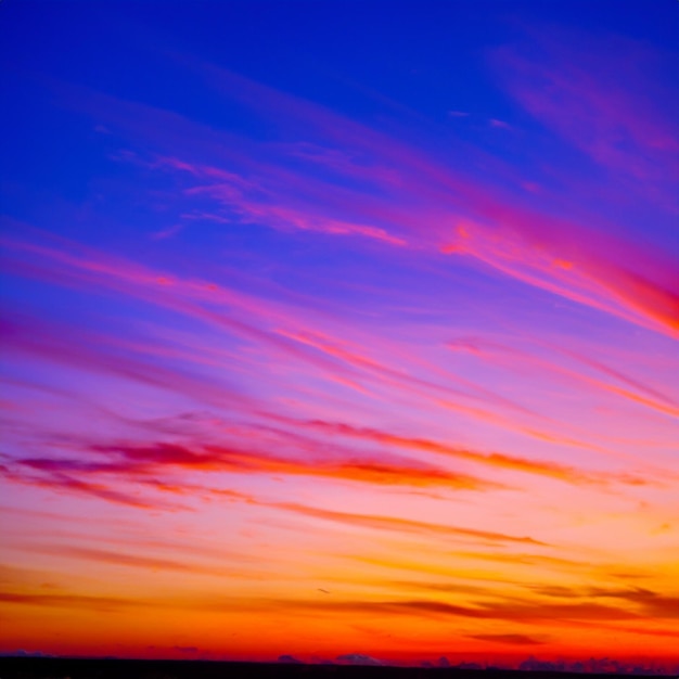 Foto el color del cielo de la noche