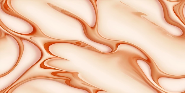 Color crema Líquido marmoleado pintura textura fondo pintura fluida textura abstracta color intenso