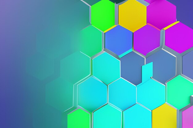 Color de fondo hexagonal