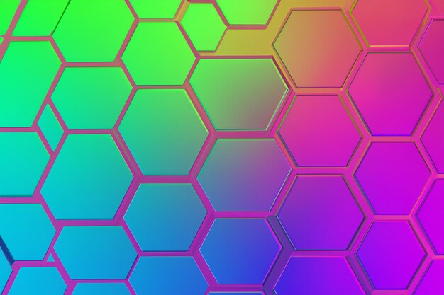 Color de fondo hexagonal