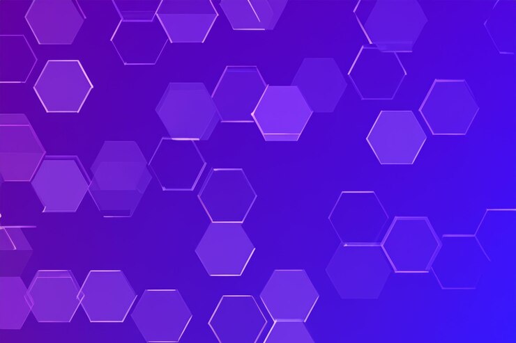 Foto color de fondo hexagonal