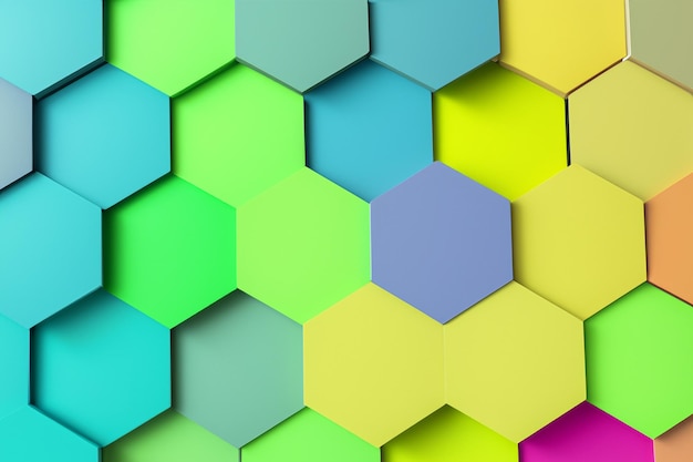 Color de fondo hexagonal