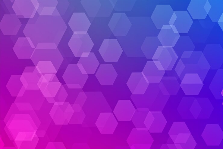 Foto color de fondo hexagonal