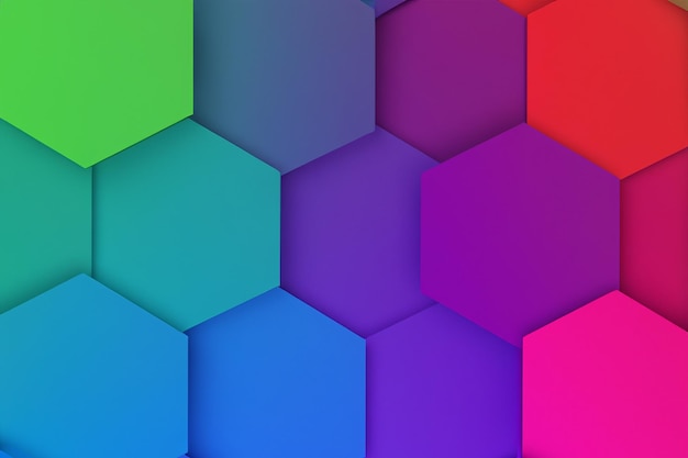 Color de fondo hexagonal