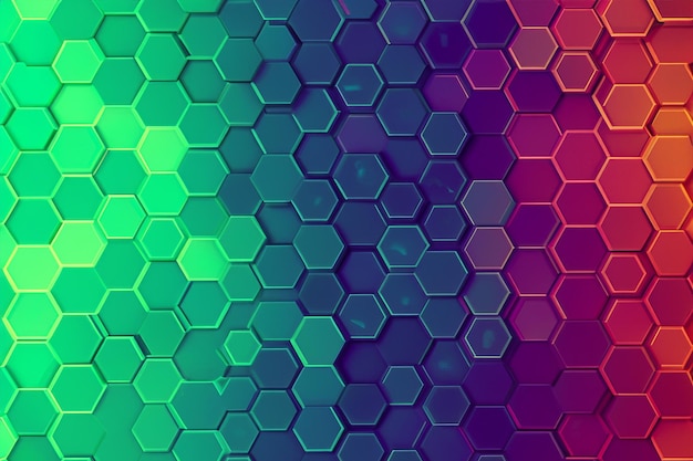 Color de fondo hexagonal