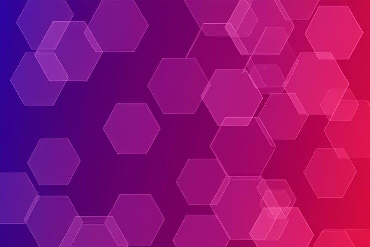 Foto color de fondo hexagonal