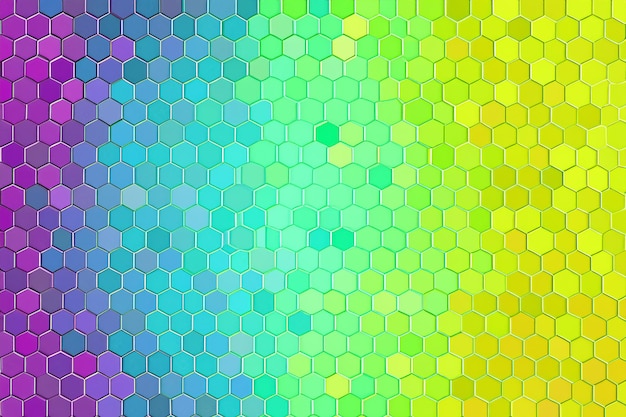 Color de fondo hexagonal