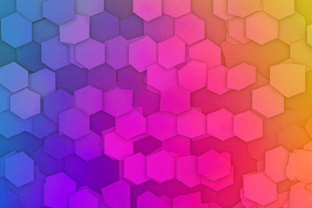 Color de fondo hexagonal