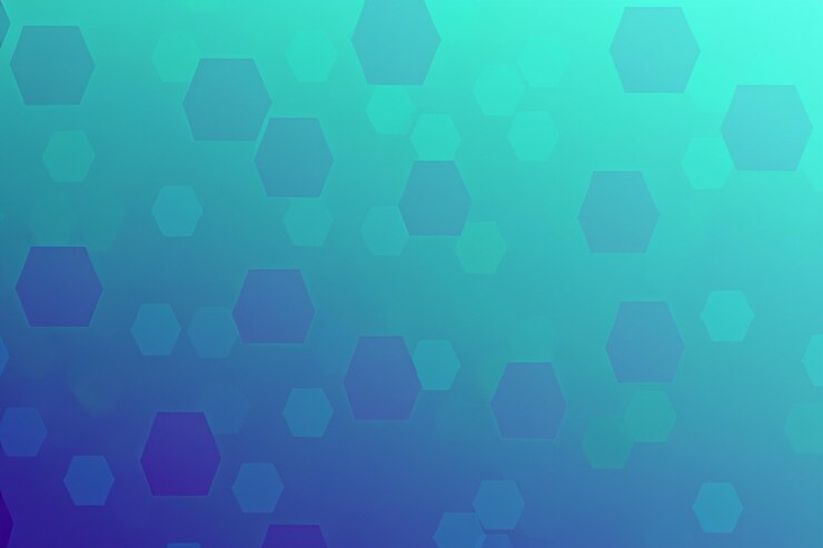 Foto color de fondo hexagonal