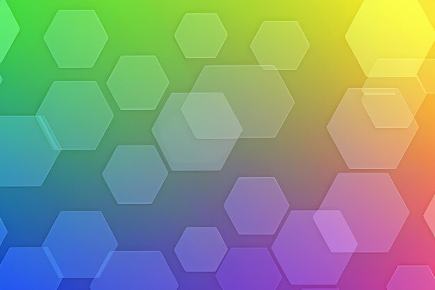 Foto color de fondo hexagonal