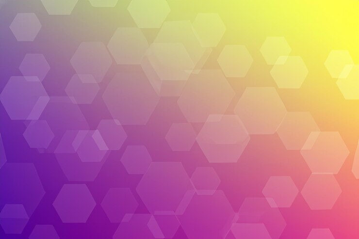 Foto color de fondo hexagonal