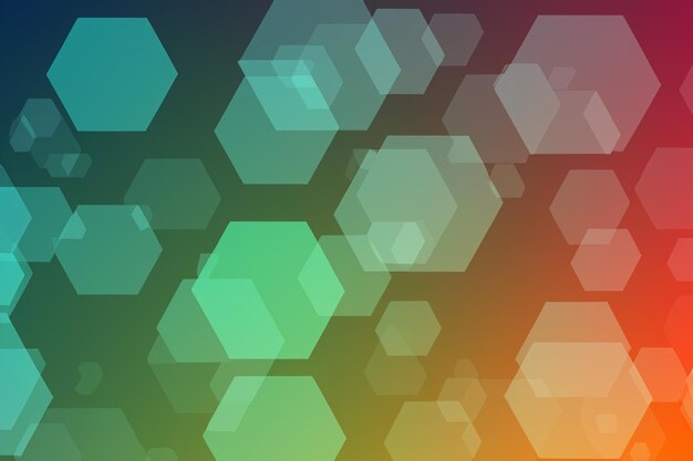 Color de fondo hexagonal