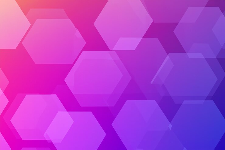 Foto color de fondo hexagonal