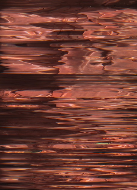 Color glitch textura metálica color marrón efecto de óxido ruido brillante señal de frecuencia de visualización digital