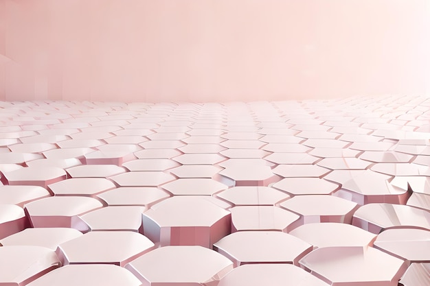 color marrón textura hexagonal fondo 3d ilustraciones de fondo papel tapiz