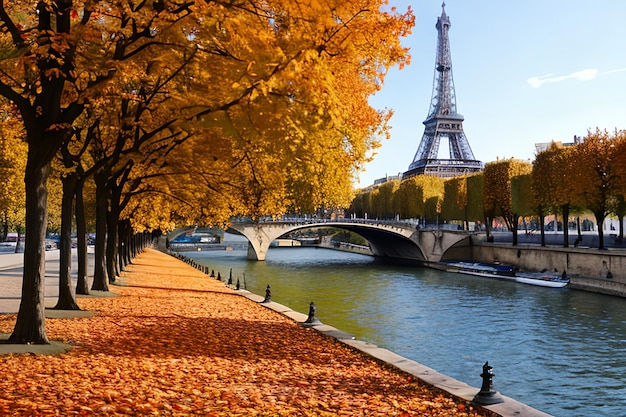 Color del otoño en París