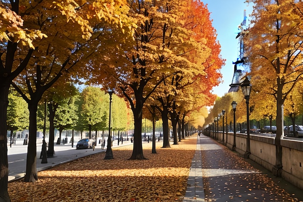 Color del otoño en París