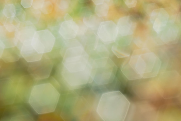 Foto color de trapecio en forma de bokeh para el fondo