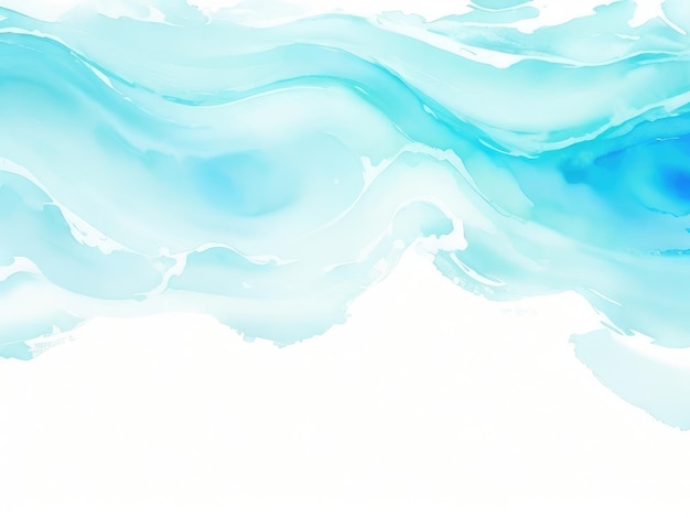 Colora o fundo da onda de água em tom azul