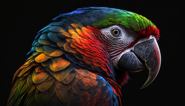 Colored_parrotGenerative AI